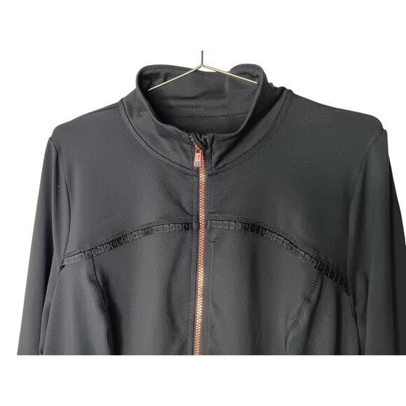 New LIVI Active Black Full Zip Jacket Plus 14/16 NWT Wicking Quick Dry Pockets - Picture 7 of 15